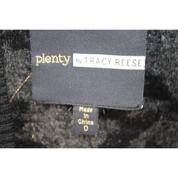 Anthropologie Plenty by Tracy Reese Gray/Black Coat Size 0 ZIPPER & TOGGLE CLOSE - Picture 5 of 6